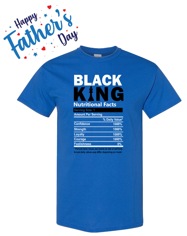 Father's Day - Black King Nutrition Facts - Blue