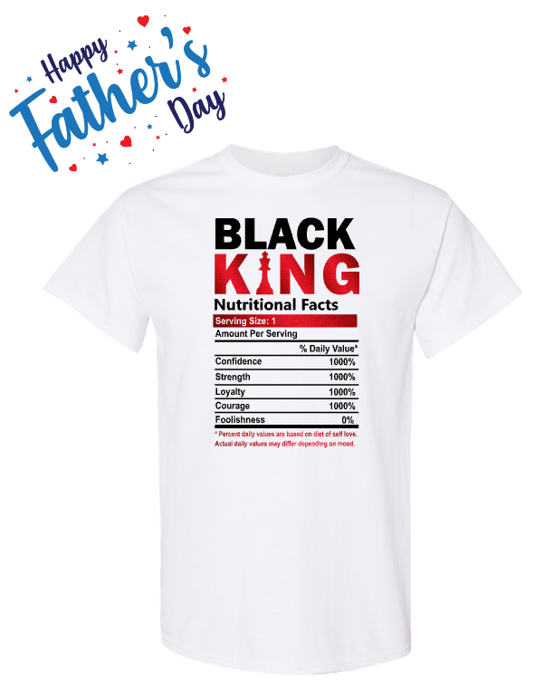 Father's Day - Black King Nutrition Facts - White