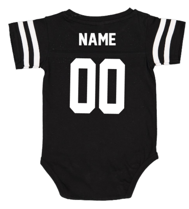 *UND Infant Jersey Onsie - Black