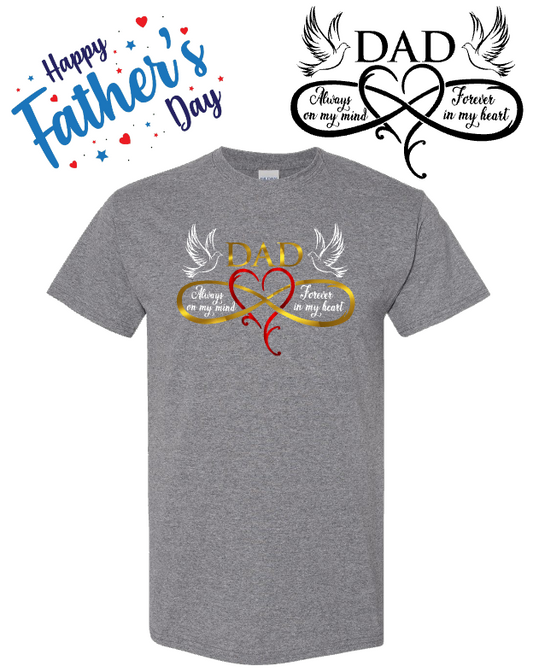 Father's Day - Always in My Heart - Gray