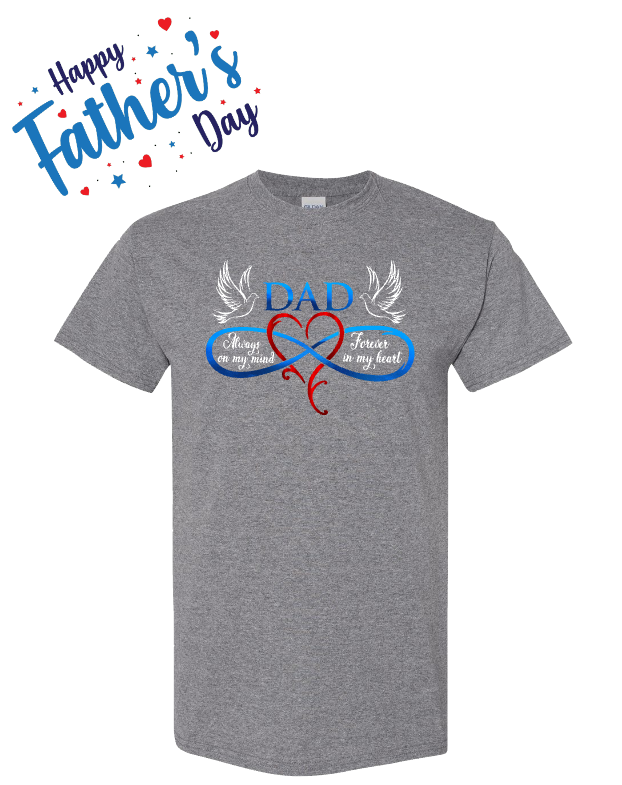 Father's Day - Always in My Heart - Gray