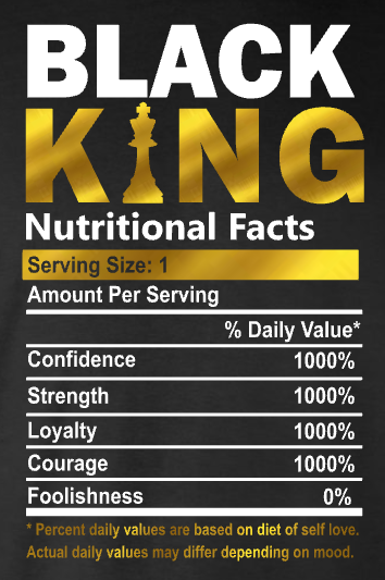Father's Day - Black King Nutrition Facts - Black