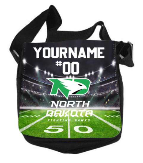 *UND SHOULDER BAG  w/Flap - 50 YARD LINE