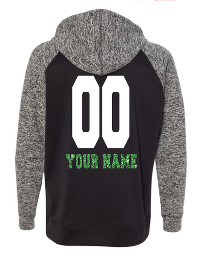 *UND Football Hoodie - Cosmic Fleece Glitter