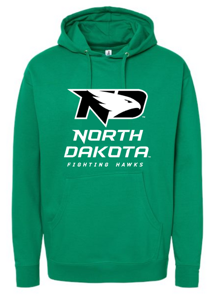 *UND Football Hoodie - Green