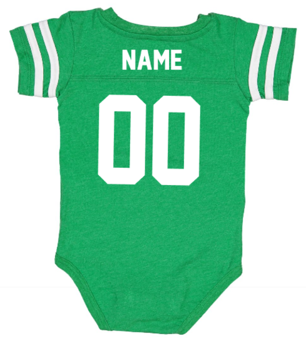 *UND Infant Jersey Onsie - Green