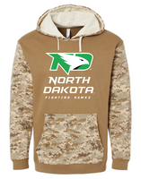*UND Football Hoodie - Hooded Sweatshirt - Military Appreciation